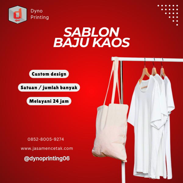 sablon baju kaos