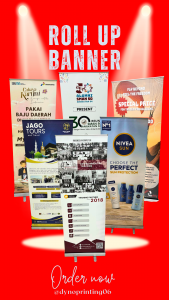 cetak rollup banner