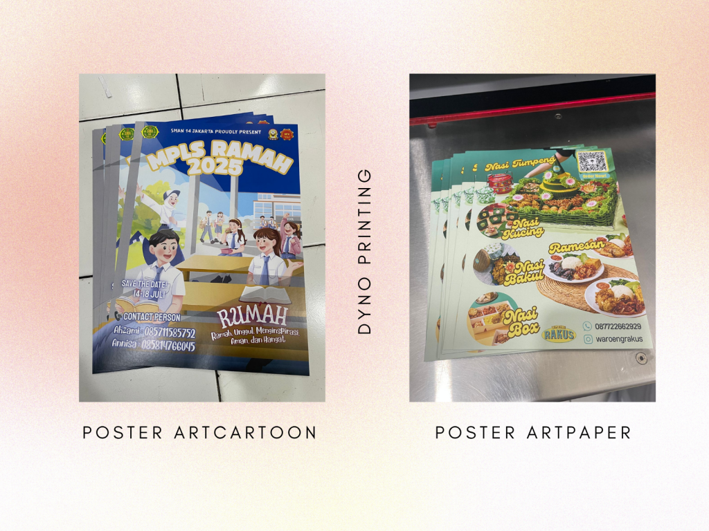 Cetak Poster Digital Printing – Cepat, Tajam, Tanpa Minimum Order