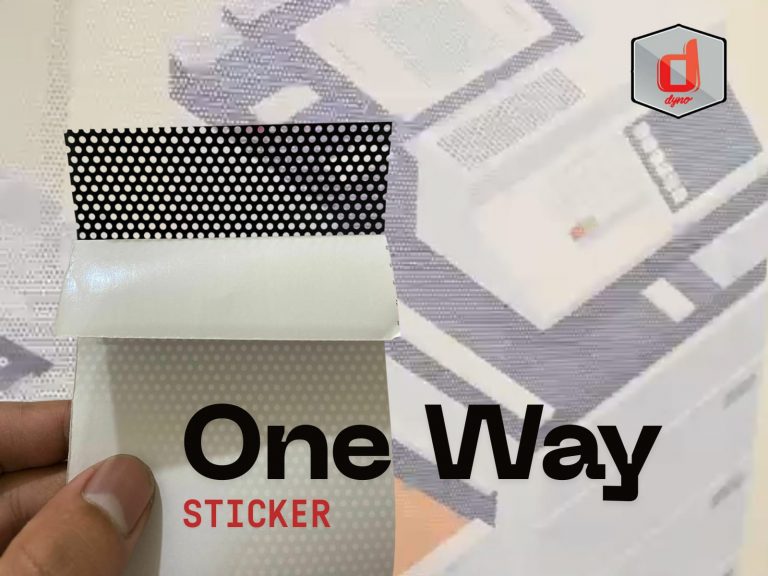 stiker one way