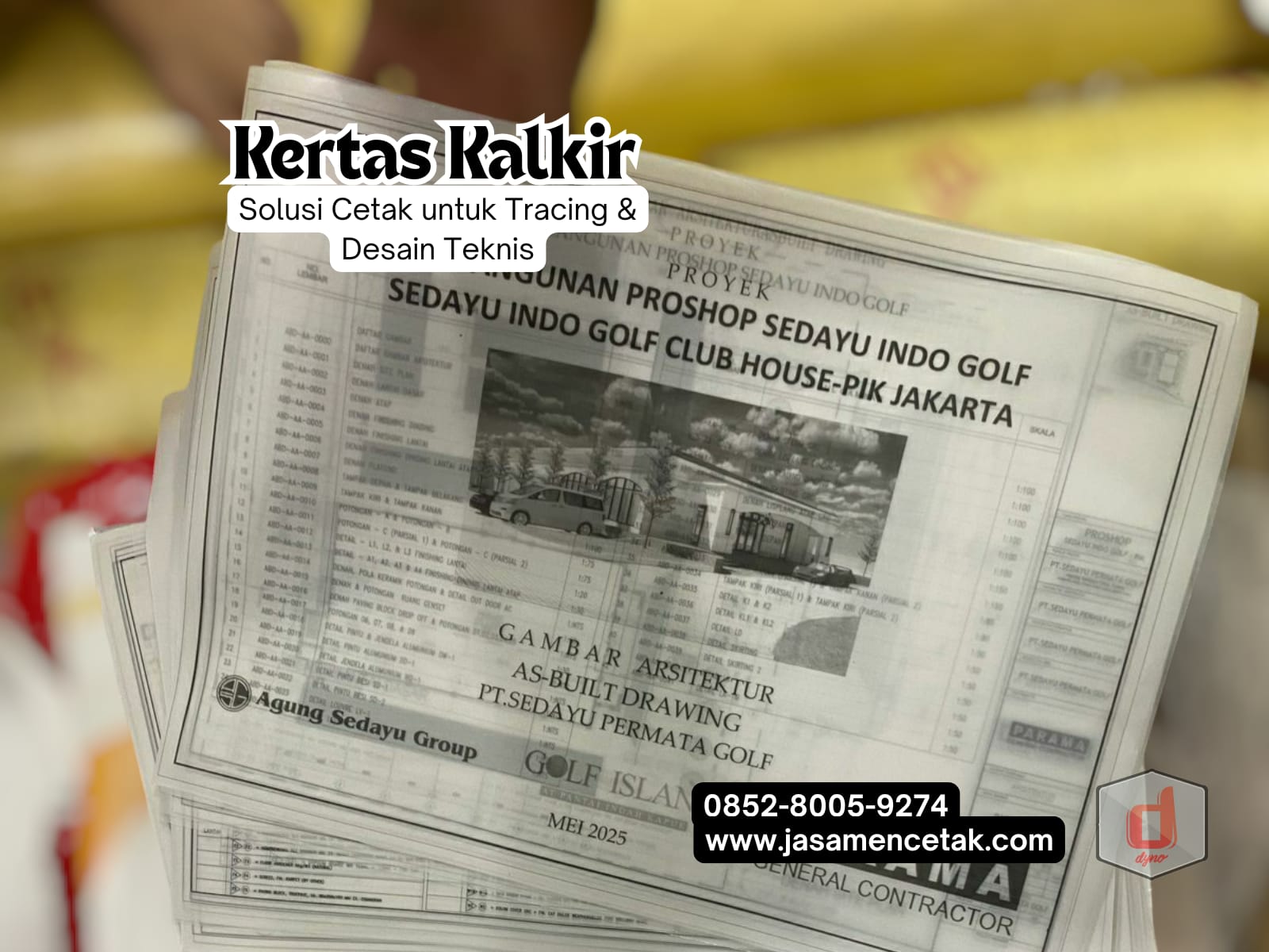 Kertas Kalkir: Solusi Cetak untuk Tracing dan Desain Teknis