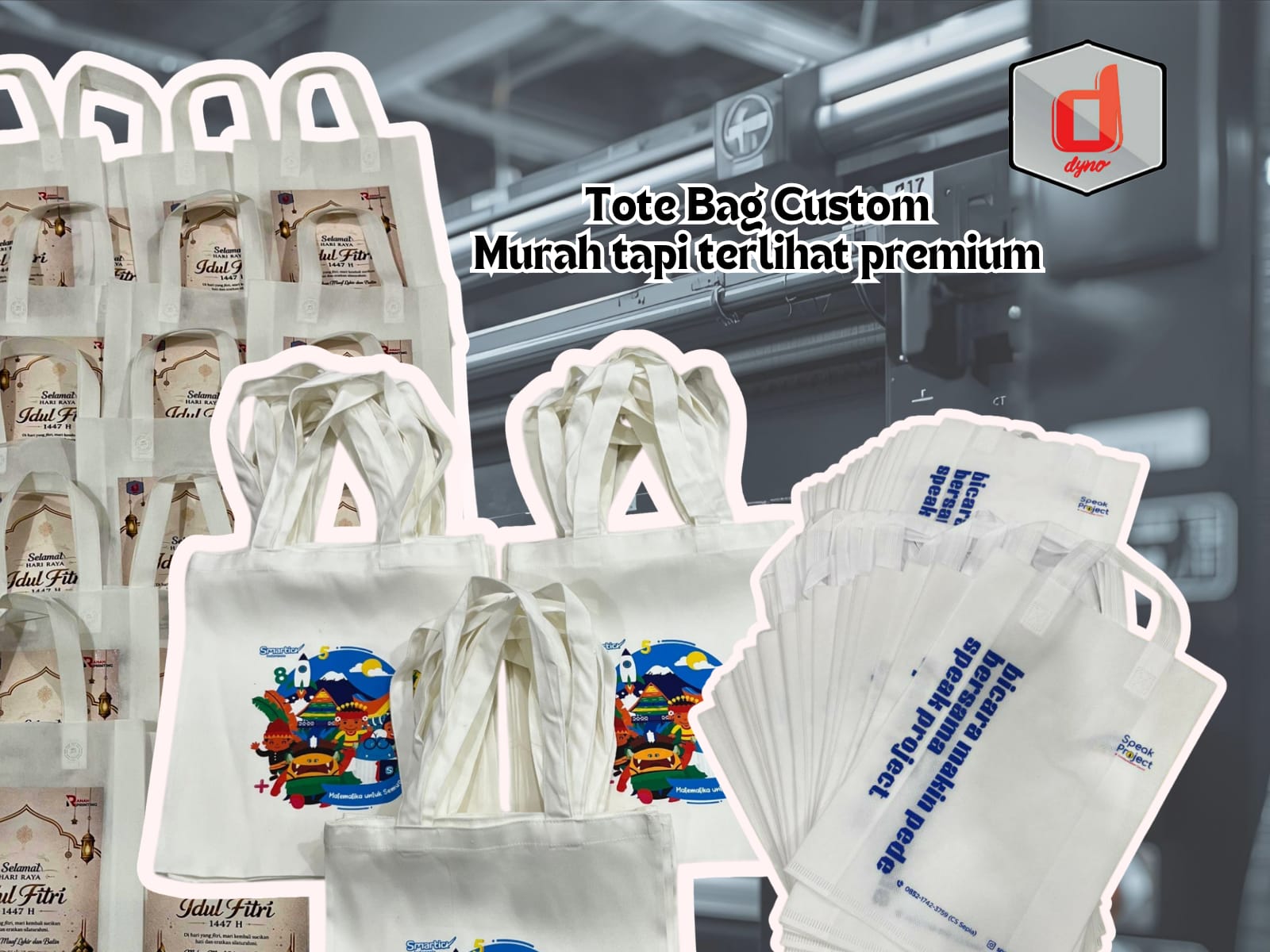 Tote Bag Custom Murah tapi Terlihat Premium? Begini Caranya