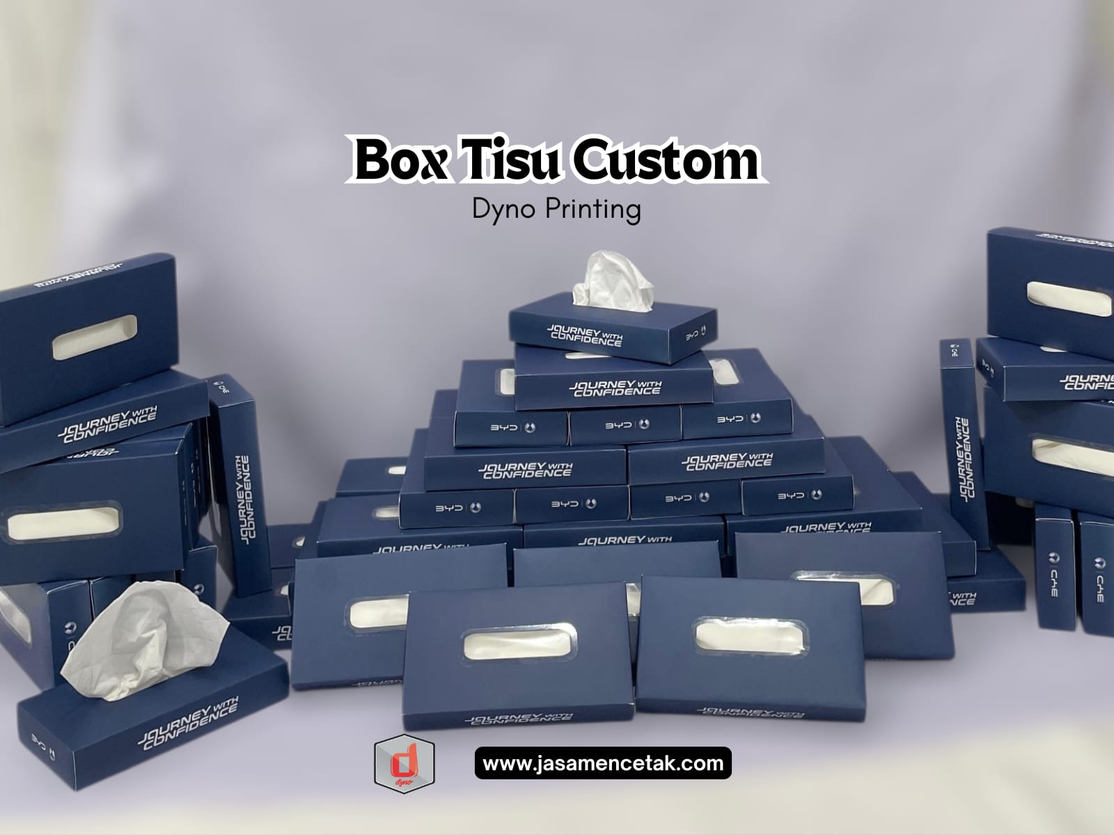 Cetak Box Tisu Custom di Dyno Printing: Solusi Branding Elegan