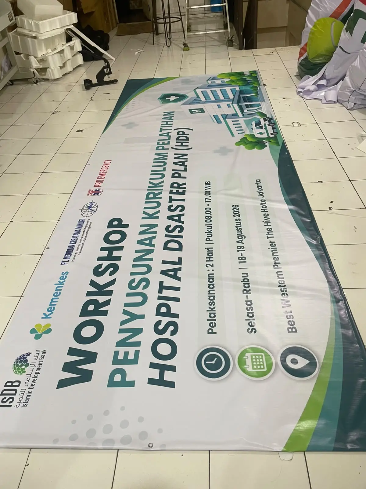 Spanduk Custom Jakarta Timur Dyno Print Buka 24 Jam