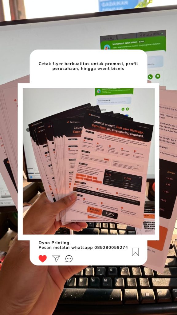 Cetak flyer murah Jakarta Timur